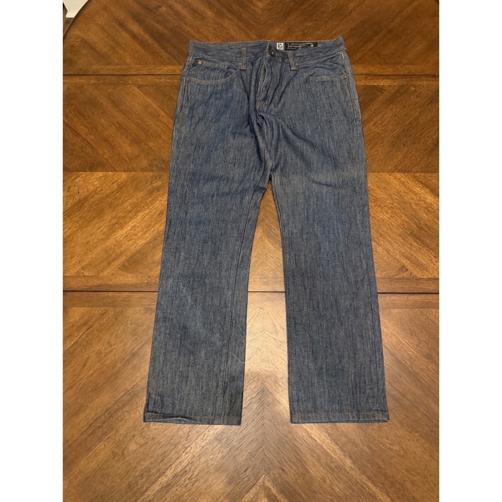 Marc Ecko Cut & Sew Mens Straight‎ Leg Jeans Dark Wash Blue Size 36x30